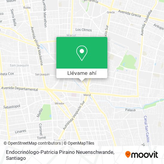 Mapa de Endocrinólogo-Patricia Piraino Neuenschwande