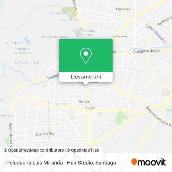 Mapa de Peluquería Luis Miranda - Hair Studio