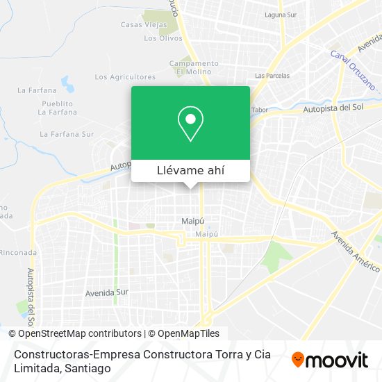 Mapa de Constructoras-Empresa Constructora Torra y Cia Limitada