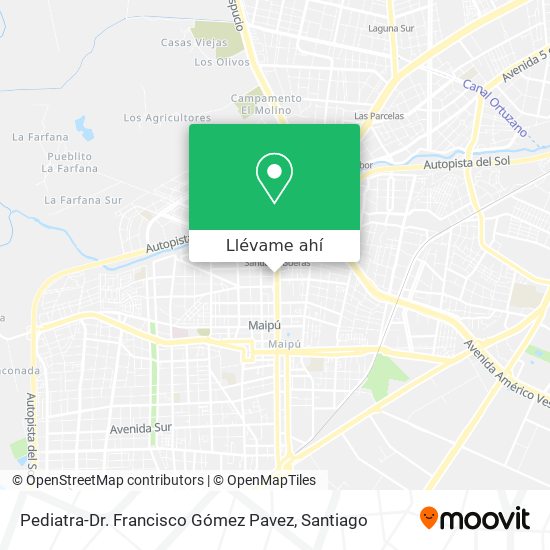 Mapa de Pediatra-Dr. Francisco Gómez Pavez