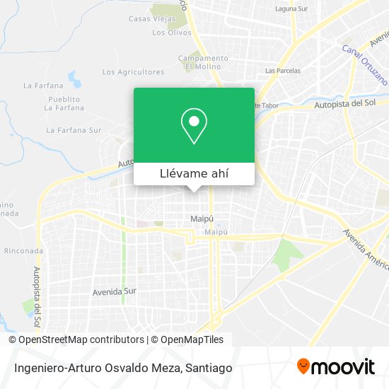 Mapa de Ingeniero-Arturo Osvaldo Meza