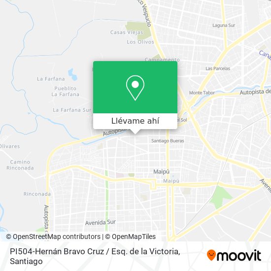 Mapa de PI504-Hernán Bravo Cruz / Esq. de la Victoria