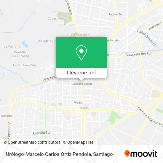 Mapa de Urólogo-Marcelo Carlos Ortiz Pendola