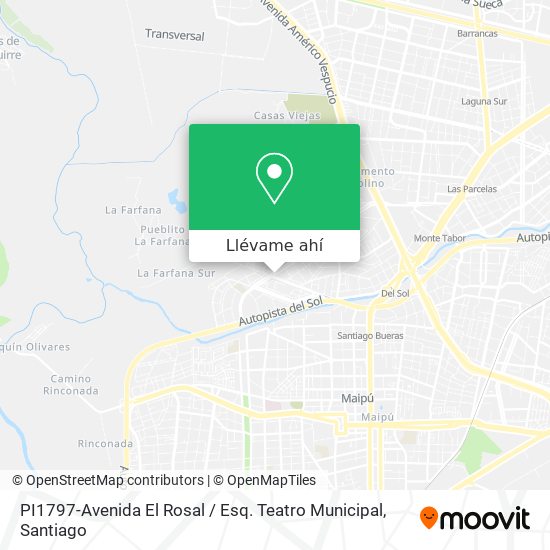 Mapa de PI1797-Avenida El Rosal / Esq. Teatro Municipal