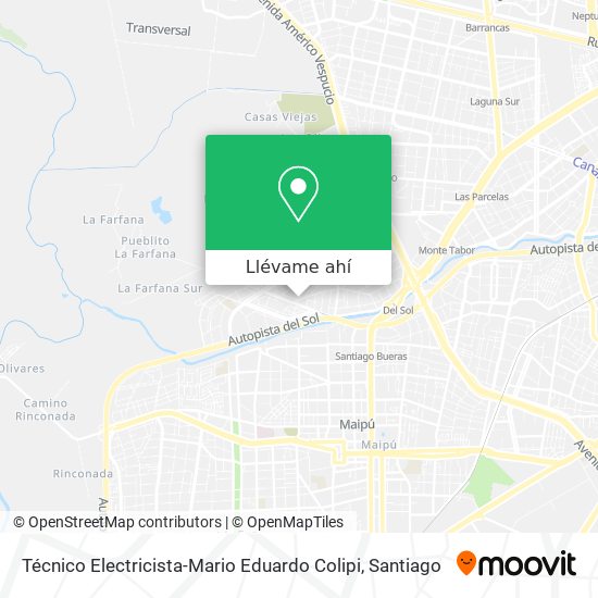 Mapa de Técnico Electricista-Mario Eduardo Colipi