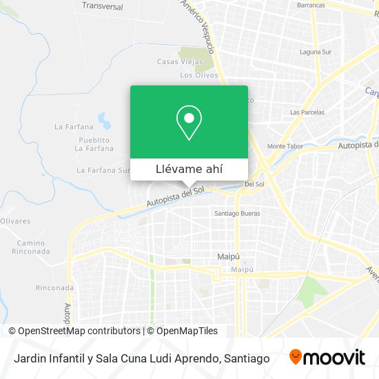 Mapa de Jardin Infantil y Sala Cuna Ludi Aprendo