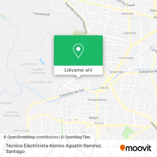 Mapa de Técnico Electricista-Alonso Agustín Ramírez