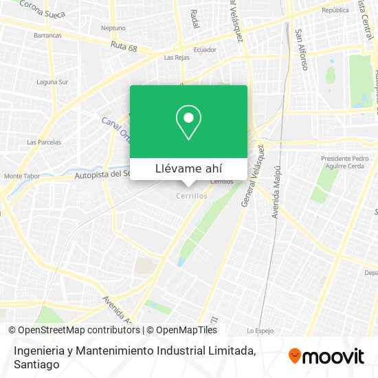 Mapa de Ingenieria y Mantenimiento Industrial Limitada