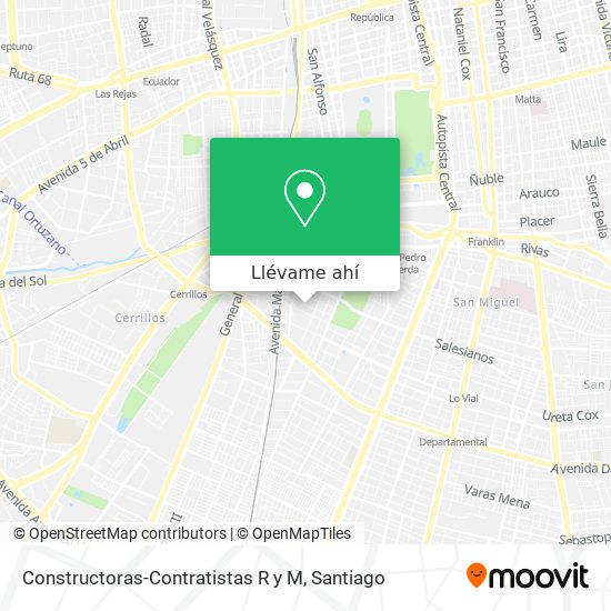 Mapa de Constructoras-Contratistas R y M