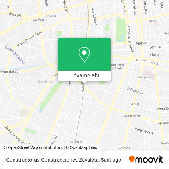 Mapa de Constructoras-Construcciones Zavaleta