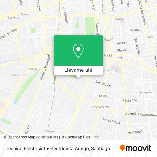 Mapa de Técnico Electricista-Electricista Amigo