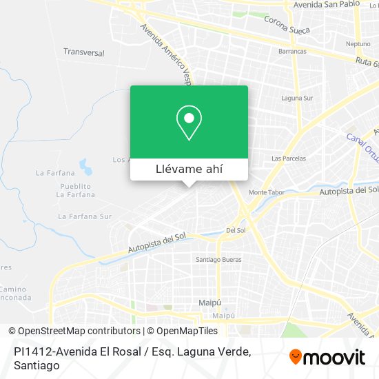 Mapa de PI1412-Avenida El Rosal / Esq. Laguna Verde