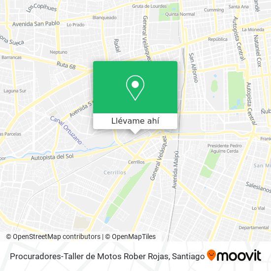 Mapa de Procuradores-Taller de Motos Rober Rojas