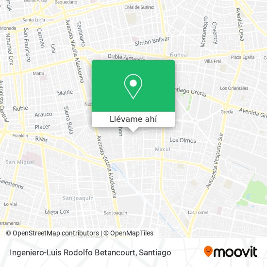 Mapa de Ingeniero-Luis Rodolfo Betancourt