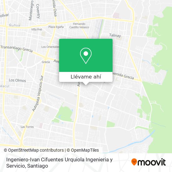 Mapa de Ingeniero-Ivan Cifuentes Urquiola Ingenieria y Servicio