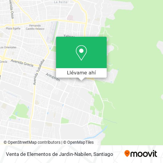 Mapa de Venta de Elementos de Jardin-Nabilen