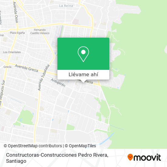 Mapa de Constructoras-Construcciones Pedro Rivera