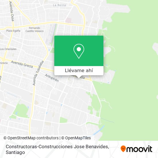 Mapa de Constructoras-Construcciones Jose Benavides