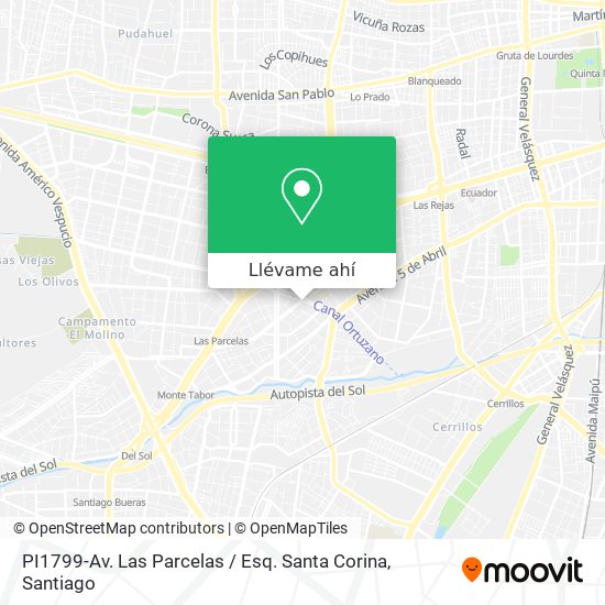 Mapa de PI1799-Av. Las Parcelas / Esq. Santa Corina