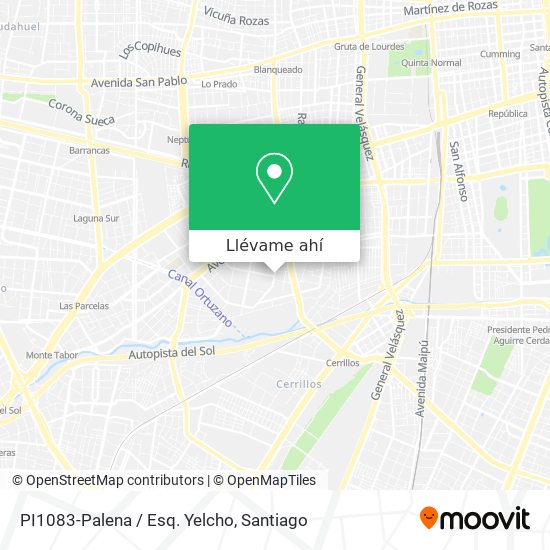 Mapa de PI1083-Palena / Esq. Yelcho