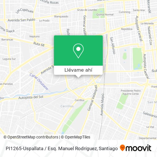 Mapa de PI1265-Uspallata / Esq. Manuel Rodríguez