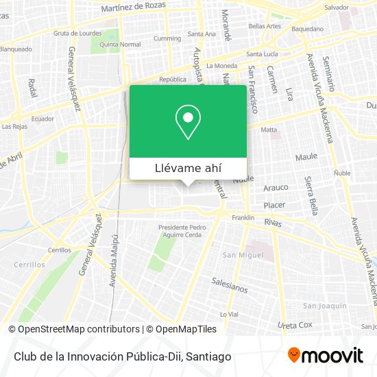 Mapa de Club de la Innovación Pública-Dii