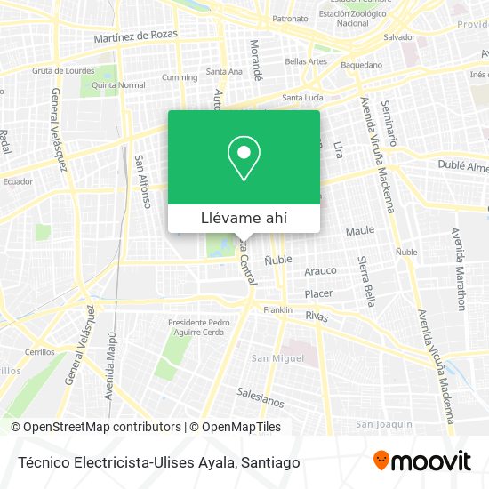 Mapa de Técnico Electricista-Ulises Ayala