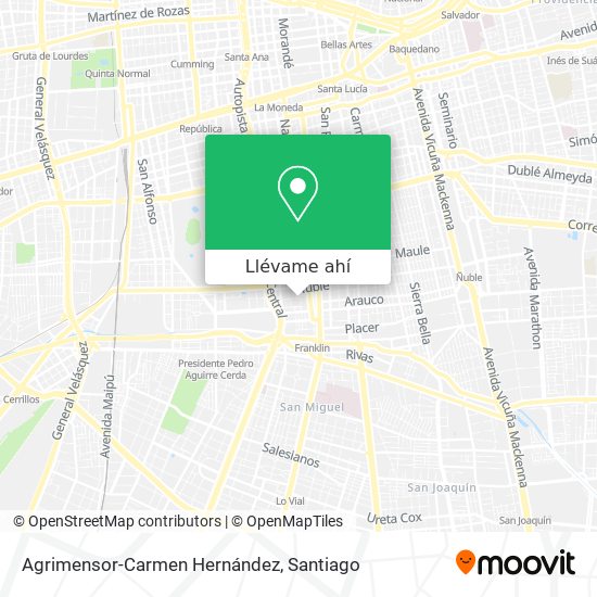 Mapa de Agrimensor-Carmen Hernández