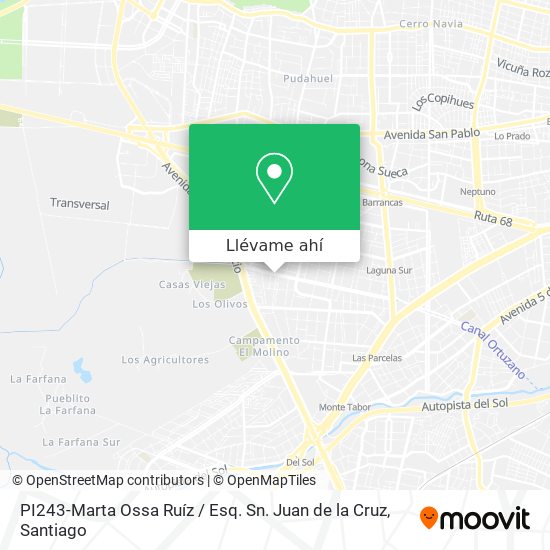 Mapa de PI243-Marta Ossa Ruíz / Esq. Sn. Juan de la Cruz