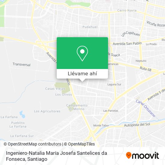 Mapa de Ingeniero-Natalia María Josefa Santelices da Fonseca