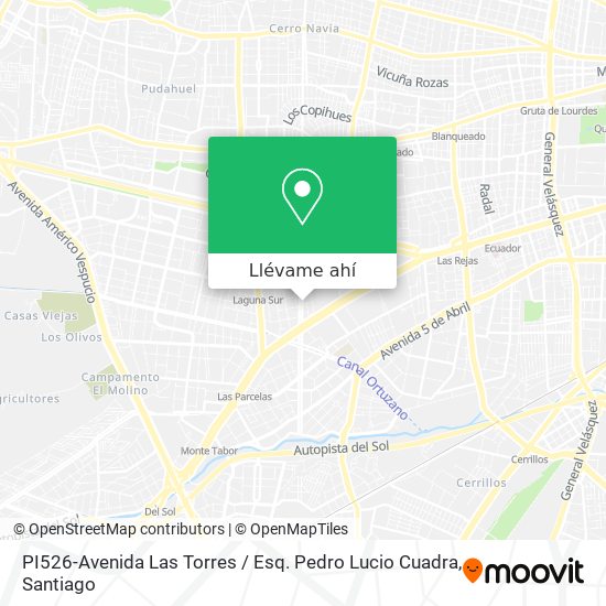 Mapa de PI526-Avenida Las Torres / Esq. Pedro Lucio Cuadra