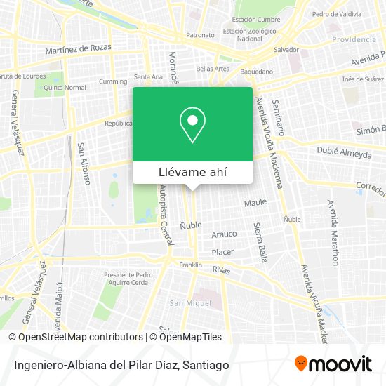Mapa de Ingeniero-Albiana del Pilar Díaz