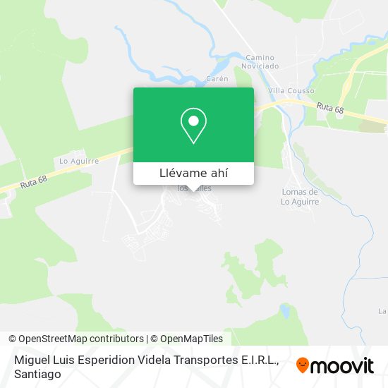 Mapa de Miguel Luis Esperidion Videla Transportes E.I.R.L.