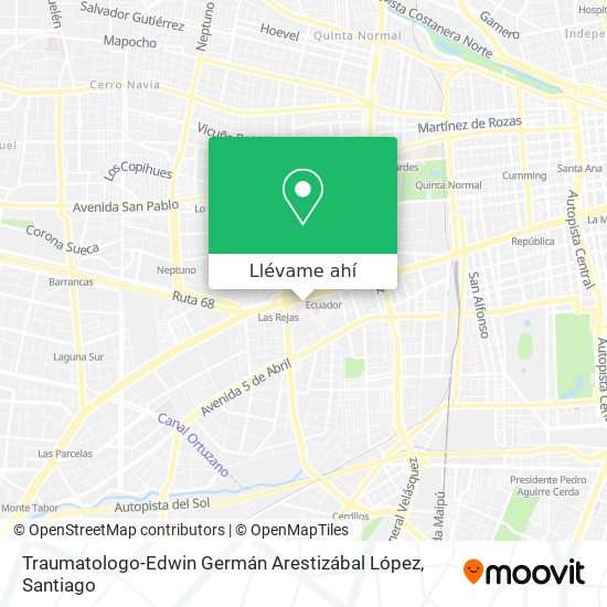 Mapa de Traumatologo-Edwin Germán Arestizábal López