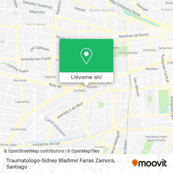 Mapa de Traumatologo-Sidney Bladimir Farías Zamora