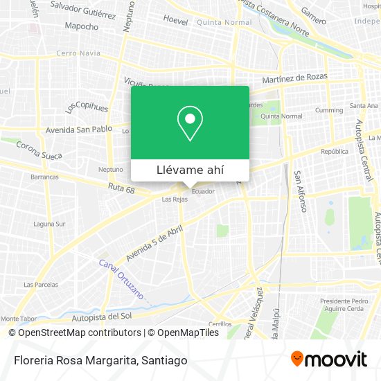 Mapa de Floreria Rosa Margarita