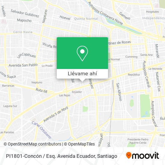 Mapa de PI1801-Concón / Esq. Avenida Ecuador