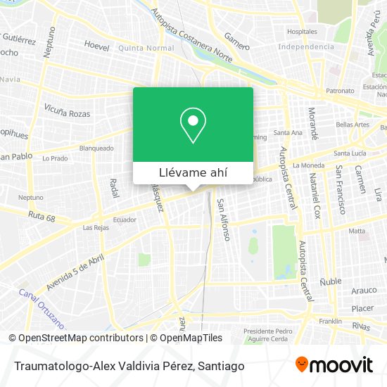 Mapa de Traumatologo-Alex Valdivia Pérez