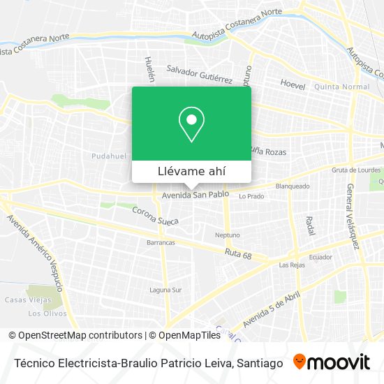 Mapa de Técnico Electricista-Braulio Patricio Leiva