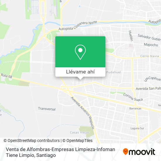 Mapa de Venta de Alfombras-Empresas Limpieza-Infoman Tiene Limpio