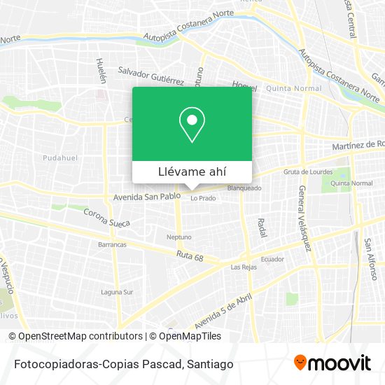 Mapa de Fotocopiadoras-Copias Pascad