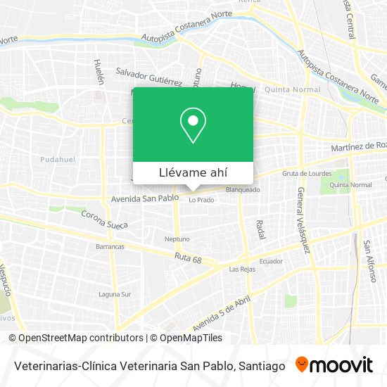Mapa de Veterinarias-Clínica Veterinaria San Pablo