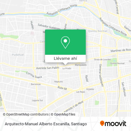 Mapa de Arquitecto-Manuel Alberto Escanilla