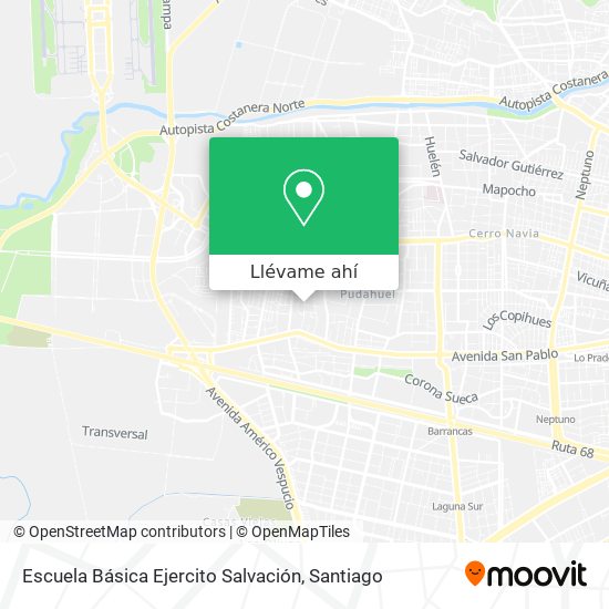 Mapa de Escuela Básica Ejercito Salvación