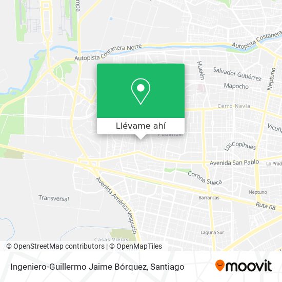 Mapa de Ingeniero-Guillermo Jaime Bórquez