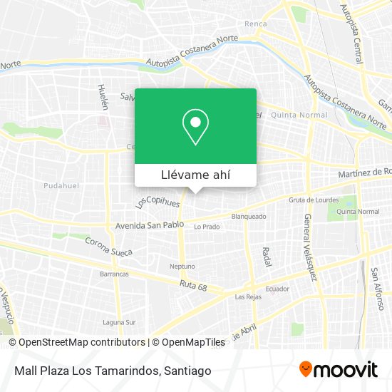 Mapa de Mall Plaza Los Tamarindos