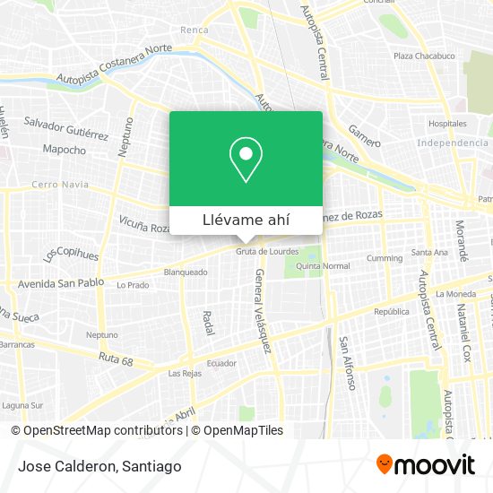 Mapa de Jose Calderon