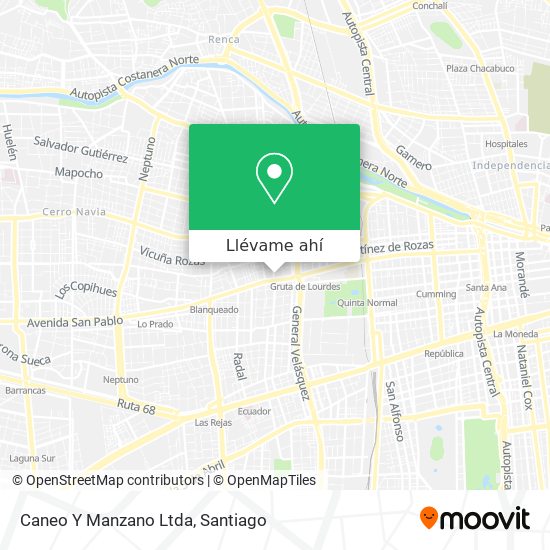 Mapa de Caneo Y Manzano Ltda