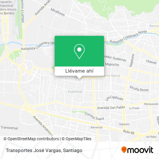 Mapa de Transportes José Vargas
