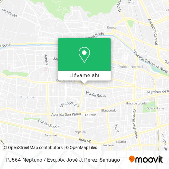 Mapa de PJ564-Neptuno / Esq. Av. José J. Pérez